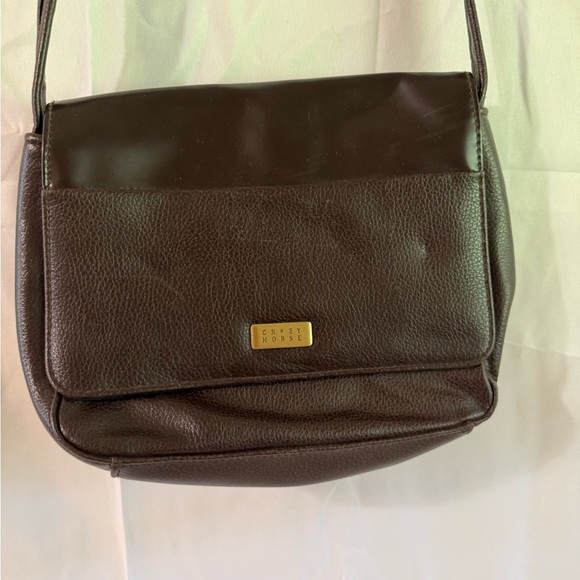 Crazy Horse Brown Leather Crossbody Bag - Picture 2 of 7